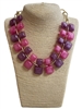 18N6P PURPLE MULTI CHUNKY NECKLACE