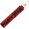 19-0969 GEORGIA RED & WHITE WRISTLET KEYCHAIN