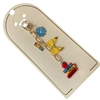 19-1811 MULTI COLORFUL TEACHER BAG CHARM