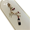 19-1936  WINE & CHERRY  KEYCHAIN