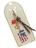 19-2100 USA STARS & STRIPES PURSE CHARM