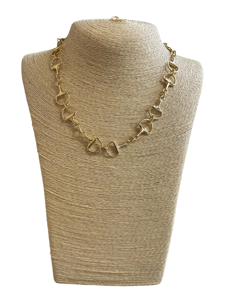 19083 PLAIN U LINK SHORT NECKLACE
