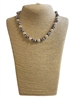 19095 FLORAL & PEARL BEADED NECKLACE