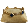 1DOB GOLD HAMMERED CLOVER STRETCH BRACELET