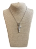 1NON2204   FISH & PEARL SHORT NECKLACE