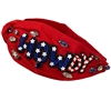 20-0220  BEADED AMERICAN FLAG HOWDY HEADBAND