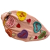 20-0330 PINK HEADBAND WITH SWEETHEARTS