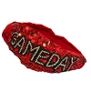 20-0447R  GAME DAY  RED & BLACK SEQUINS HEADBAND