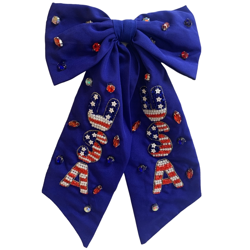 20-0523 LARGE AMERICAN FLAG BOW