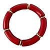 203BG  BURGUNDY  ACRYLIC BRACELET