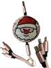 207PK  PINK SANTA 3 IN 1 RETRACTABLE MULTIPLE CHARGERS