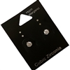 21116 EXTRA SMALL SILVER ROUND STUD EARRINGS