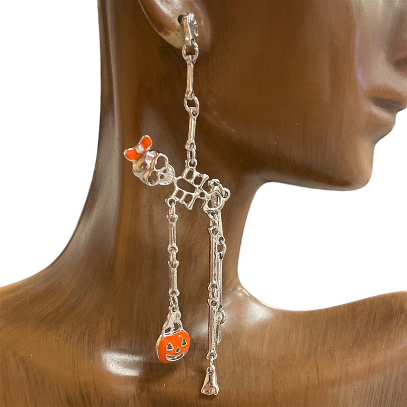 23715  SKULL SKELETON EARRINGS