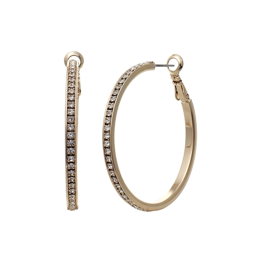 24767CR  1.75in Rhinestones  hoop
