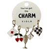 25-0110 DICE AND CARD 5 PIECE MULTI CHARM SET