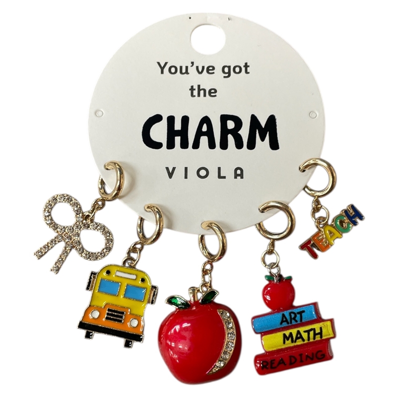 25-0112  SCHOOL 5 PIECE MULTI CHARM SET