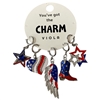 25-0124 AMERICAN FLAG 5 PIECE MULTI CHARM SET