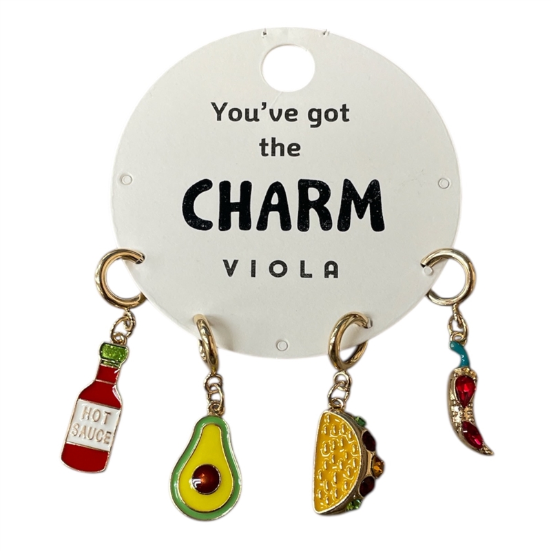 25-0128  TACO 4 PIECE MULTI CHARM SET