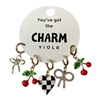 25-0133 CHERRY & BOWS 5 PIECE MULTI CHARM SET