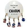 25-0156 USA AMERICAN FLAG 5 PIECE MULTI CHARM SET