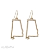 25214 AL ALABAMA STATE EARRINGS