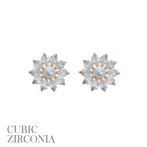 25456 PEARL/RHINESTONE STUD