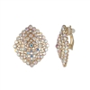 25664 CRYSTAL CLIP ON EARRINGS