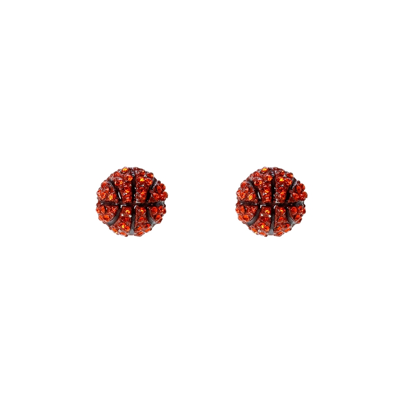 25719 RHINESTONE BASKETBALL STUD