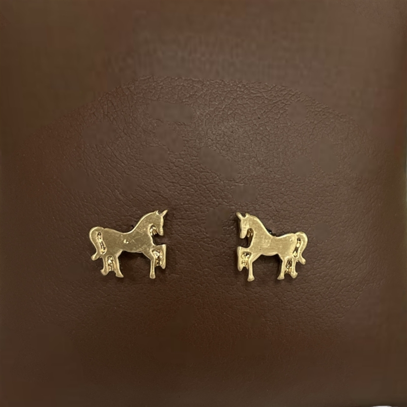 25740 EXTRA SMALL UNICORN STUD EARRINGS