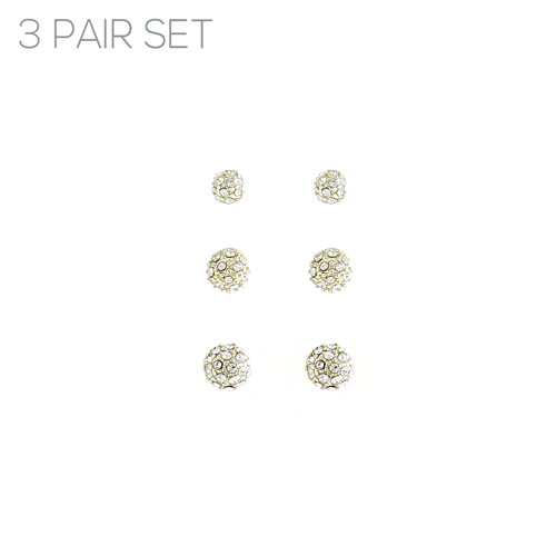 26293 3 PACK RHINESTONE STUDS