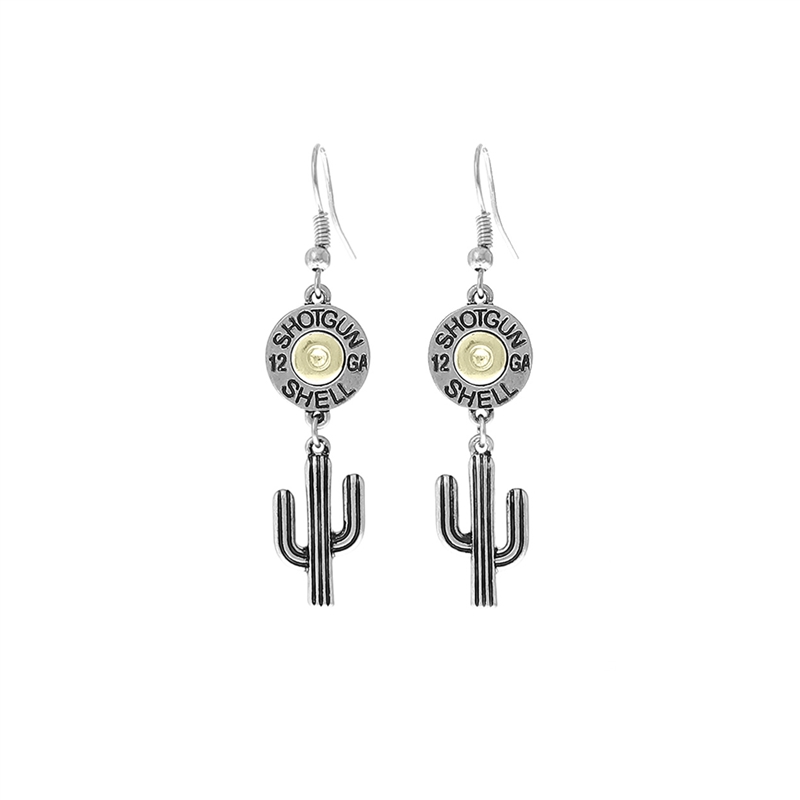 26336 SHOTGUN SHELL CACTUS EARRINGS