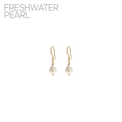 SMALL FRESHWATER PEARL EARRING