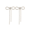 26646 RHINESTONE BOW POST EARRINGS