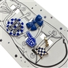 27-0062B   BLUE  GAME DAY  CHARMS SHOES CHARMS