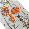 27-0062O  ORANGE  GAME DAY  CHARMS SHOES CHARMS