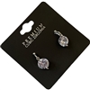 27789  SMALL DIAMOND CUBIC ZIRCONIA  EARRINGS