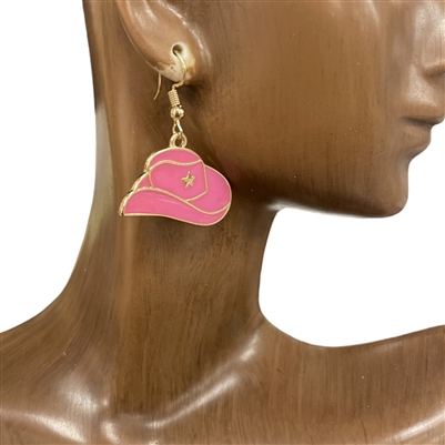 27874 DANGLE HAT EARRINGS