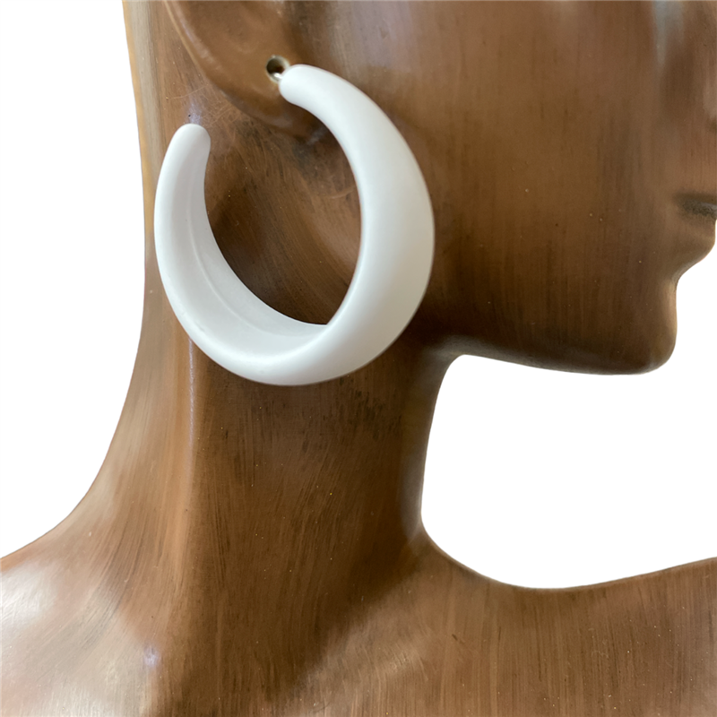 28006 CHUNKY OPEN HOOP EARRINGS