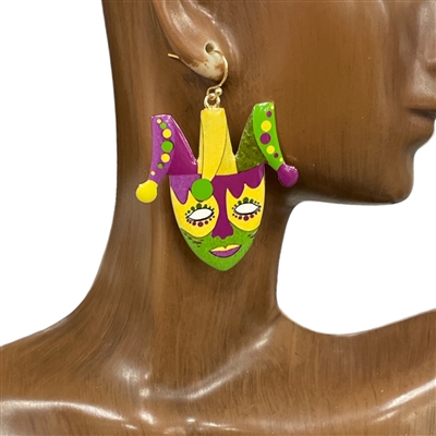 28050  MARDI GRAS EARRINGS