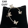 28085 RHINESTONE BUTTERFLY EAR CUFF EARRINGS