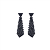 28158 RHINESTONE NECKTIE EARRINGS