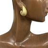 28162GD MATTE GOLD TEARDROP EARRINGS