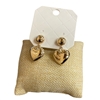 28248  SMALL STUD HEART EARRINGS