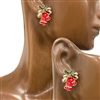 28270 CHRISTMAS JINGLE BELL HEAD EARRINGS