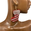 28290   RHINESTONE SOCKS  EARRINGS