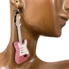 28322 ACRYLIC GUITAR EARRINGS