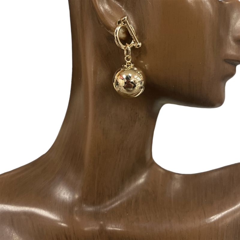 28386 BALL DANGLE EARRINGS