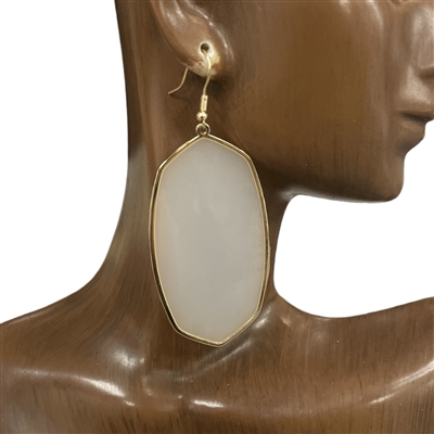 28439 TRANSLUCENT ONBLONG EARRINGS