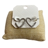 28708 RHINESTONE HEART EARRINGS