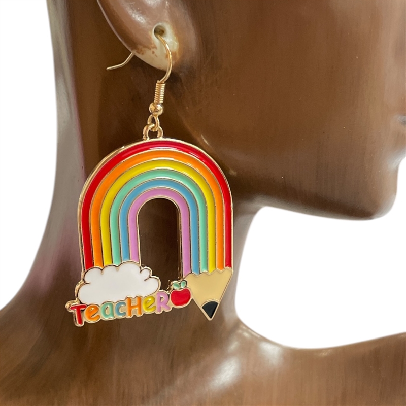 28727 RAINBOW PENCIL EARRINGS